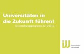 Universitäten in die Zukunft führen - uni-trier.de · Ihre Tätigkeiten an der Hochschule, für Ihre Teams, für Ihre aktuellen Fragestellun- ... Universität Koblenz-Landau20.