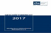 Geschäftsbericht Gesamt 2017 - vhs-aktuellesforum.de · 1/1/2016 · Konzept: Heike Haefner-Volmer (In Zusammenarbeit mit dem Evangelischen Kirchenkreis Steinfurt-Coes- feld-Borken,