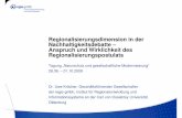 Regionalisierungsdimension in der … · bzw. regionaler Strukturpolitik am Beispiel der Clusterförderung in Niedersachsen 3. Entstehung und Entwicklung des „neuen Regionalismus“