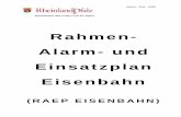 Rahmen- Alarm- und Einsatzplan .Stand : Dez. 1999 Ministerium des Innern und f¼r Sport Rahmen- Alarm