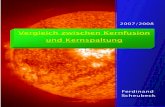 Vergleich zwischen Kernfusion und .Jahresarbeit von Ferdinand Scheubeck Vergleich zwischen Kernfusion