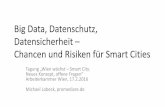 Big Data, Datenschutz, Datensicherheit – Chancen und ... · Big Data, Datenschutz, Datensicherheit – Chancen und Risiken für Smart Cities Tagung „Wien wächst – Smart City.