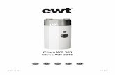 EWT Clima WP 300 & 301 S BA - mehrsprachig · Aerosole belasteter Abluft - der Anschluss von Dunstabzugshauben an das Lüftungssystem - im Freien - in frostgefährdeten Räumen ...