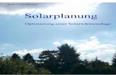 Solarplanung - Optimierung einer Solarwärmeanlagesonnenbahn.de/fileadmin/user_upload/Intern/PDF/Solarplanung... · ... Arbeitsblatt des DVGW W 551 [3 ] - Die Einbindung einer thermischen