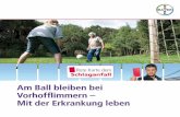 Am Ball bleiben bei Vorhofflimmern – Mit der … · 2 3 Vorhofflimmern ist deutschlandweit mit rund 1,8 Millionen Betroffenen die häufigste Herzrhythmus-störung. Die Erkrankung