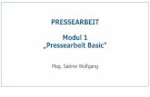 PRESSEARBEIT Modul 1 „Pressearbeit Basic“ · −Recherchemöglichkeiten ... Jun 18 Eröffnung eines neuen Escape-Rooms Event Bekanntmachung der neuen Attraktion Printmedien Wien