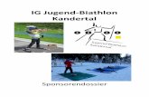 IG Jugend-Biathlon Kandertal · Infrastruktur • Luft-und Kleinkaliber-Gewehre • Biathlon-Klappscheiben 10 und 50m • Kugelfang für Papierscheiben 50m • Schiess-Matten und