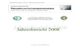 LKH Univ.-Klinikum Graz Universitätsklinik für Chirurgie ...chirurgie.uniklinikumgraz.at/Documents/transplant.pdf 2008.pdf · Jahresbericht 2008 – KA für Transplantationschirurg
