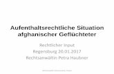 Aufenthaltsrechtliche Situation afghanischer Geflüchteterbiasyl-regensburg.de/wp-content/uploads/2017/02/Petra-Haubner... · § 25b AufenthG Bleiberecht für gut integrierte Erwachsene