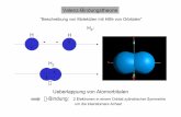 Valenz-Bindungstheoriemeier/vorlesung/einfuehrung-chemie4.pdf · Energieniveau-Diagramm: Atom Molekül Atom s s* Energie. H H2 H s H s* 2: He He2 He s s* He2 Energiegewinn, stabil!