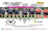 Ausgabe 1 saison 18/19 matchfacts - fca-frauen.ch · Und wie! Die Vision war ... Also, los geht’s! Der neue Kunstrasen wartet auf spannende Spiele der FC Aarau Frauen! Sportliche