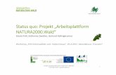 Status quo: Projekt „Arbeitsplattform NATURA2000.Wald“natura2000.wald.or.at/wp-content/uploads/2017/05/Arbeitsplattform... · Steckbrief Übersicht FFH-Schutzgüter ... Status