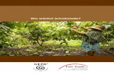 Wo wächst Schokolade? - fairtrade.de · Die Qualität des Kakaos und damit der Schokolade hängt wesentlich von der Fermentation ab. Die Dauer sowie die Belüftung der Kakaobohnen