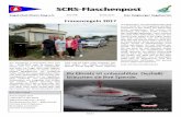 SCRS-Flaschenpost · Johannes J. Firsbach Vorsitzender Als wir das neue Ausbildungsboot „Navicula“ „Navicula“ in der Wer$ gekau! haben, war bekannt, dass das Boot zu ... •
