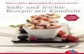 Österreichs Spitzenköche präsentieren: Süße und … · Wenn dann auch noch wunderbare Köche wunderbare Rezepte mit ... Kilojoule Eiweiß Fett Kohlenhydrate ... von KANDISIN