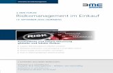 4. BME-ForuM risikomanagement im einkauf · PDF filebetriebswirtschaftliche Gründe ... Der Workshop führt Sie praxisnah und leicht verständlich in die wesentlichen Grundregeln ein