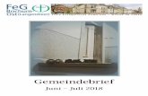 Juni â€“ Juli 2018Translate this .Seite 2 / Gemeindebrief Juni â€“ Juli 2018 Gemeindebrief Juni â€“