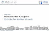 Jürgen Roth Didaktik der Analysis - Universität Koblenz · Rotationskörper) (LK) Jürgen Roth • Didaktik der Analysis. 0.11. Unterrichtsbeobachtung. Helmke, Schrader (2006).