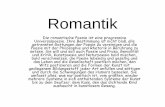 Romantik - Stephan Lange · Romantik Die romantische ... Beachtung. 1840 schrieb sie „Die Günderode“, eine Biographie über ... • 1795: Verlobung mit der dreizehnjährigen