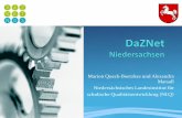 Marion Queck-Boetzkes und Alexandra Marsall ... · Niedersächsisches Landesinstitut für schulische Qualitätsentwicklung (NLQ) Der Titel und seine Bestandteile DaZNet: Netzwerk