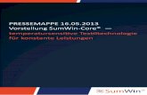 PressemaPPe 16.05.2013 Vorstellung sumWin-Core® · Das Institut für Trainingswissenschaft und Sportinformatik der Sporthoch- schule Köln führte im vergangenen Jahr eine Studie