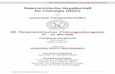 Österreichische Gesellschaft für Chirurgie (ÖGC) · Chirurgische Herausforderung Adipositas Vorsitz: H. Piza-Katzer (Innsbruck), K. Miller (Hallein), R. Mittermair (Innsbruck)