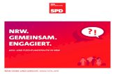 GEMEINSAM. ENGAGIERT. - Startseite - SPD … · Verdoppelung der Mittel für soziale Flüchtlings- ... Euro im Haushalt 2015 zur Sicherung des Kita- ... Integration der Flüchtlinge