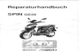 Reparaturhandbuch PIN GE50 - .~castrol. 0 0 2. ALLGEMEINE INFORMATIONEN Spin GEso â€¢ Der Kalx~ lbaum