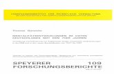 SPEYERER 109 FORSCHUNGSBERICHTE - … · FORSCHUNGSINSTITUT FÜR ÖFFENTLICHE VERWALTUNG BEI DER HOCHSCHULE FÜR VERWAL TUNGSWISSENSCHAFTEN SPEYER Thomas Gensicke MENTALITÄTSENTWICKLUNGEN