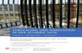 Forschung und InnovatIon In der schweIz 2016 - … · • umfassender einblick in das schweizer Forschungs- und Innovationssystem • aufschlussreiche Länder- und regionenvergleiche