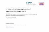 Public Management Modulhandbuch - Startseite | · PDF fileHLVO will die Hessische Hochschule für Polizei und Verwaltung ... Literaturangaben Hartmut Maurer, Staatsrecht I, 7.Aufl.,