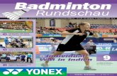 Badminton Rundschau - Ausgabe 9/2009 · Rundschau Badminton Pilotprojekt:Alle Spiele 10 des TVR live im Internet Seite K13696 · Amtliches Organ des Badminton-Landesverbandes NRW