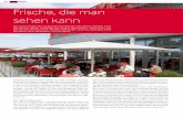 Text: Heidrun Schwinger Frische, die man sehen kann · Beispiel für eine neu eröffnete Mann-Filiale ist der im August 2009 eröffnete Backshop mit großzügigem Life-Style-Café