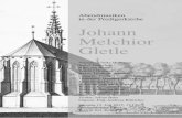 Johann Melchior Gletle - Abendmusiken Basel · ist damals der “konzertierende” Stil, der mittels geschickt disponierter Kontraste zwischen instrumentalen Ritornellen und vokalen