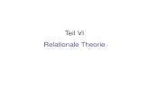 Teil VI Relationale Theorie - Arbeitsgruppe …I/ws2016/... · 2017-10-23 · F5 Vereinigung fX!Y;X!Zg =) X!YZ F6 Pseudotransitivität fX!Y;WY !Zg =) ... da Armstrong-Axiome daraus