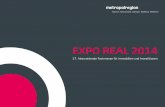 EXPO REAL 2014 - braunschweig.de€¦ · EXPO REAL 2014 17. Internationale Fachmesse für Immobilien und Investitionen Hannover · Braunschweig · Göttingen · Wolfsburg · Hildesheim