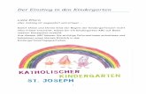 Der Einstieg in den Kindergarten - St. Joseph, Öhringen · Aus diesem ABC können Sie wichtige Informationen entnehmen und bekommen einen kleinen Einblick in das Kindergartenalltagsgeschehen.