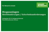 Für Mensch & Umwelt - thueringen.de · ... Betrieb und Biogasanlagen: ... 1Diese TRAS gilt für die Errichtung, die Beschaffenheit und den ... 2.8 Besondere Anforderungen an Anlagen