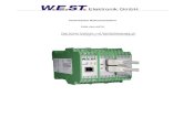 Technische Dokumentation - w-e-st.de · Technische Dokumentation POS-124-U-ETC Zwei Achsen Positionier- und Gleichlaufbaugruppe mit EtherCAT IO-Ankopplung und SSI-Sensorschnittstelle