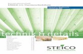 Konstruktionsheft STEICO LVL / Furnierschichtholz · technik & details Konstruktive auelemente – natürlich aus olz 0268123945296763ρβ Konstruktionsheft STEICO LVL / Furnierschichtholz