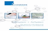 LabSystem + AirSystem - Hans Schneider Elektronik …schneider-elektronik.com/download/Schneider_Produktprospekt.pdf · Höchste Sicherheit ... erfüllt somit alle lüftungstechnischen