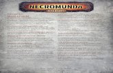 necromunda.com · Wenn die Verletzung 1m Nahkampf verursacht wurde und der Attackierende nicht mit anderen feindlichen Kämpfern gebunden ist, ...