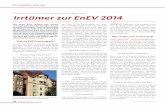"Irrtümer zur EnEV 2014" - tuschinski.de€¦ · Pächter einen Energieausweis übergeben, damit er ihn aushängt. Modernisierungsempfehlungen Die EnEV 2014 integriert das Muster