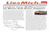 LiesMich. - Newsletter der Rhein-Erft SPD · Lies Mich. Informationsdienst der Rhein-Erft SPD l  l Ausgabe 03/08 l 25.04.2008 1 „Die Verträge des Kreises mit der Firma Remon-
