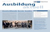 Ausgabe 1 | März 2018 Ausbildung aktuell · Bereits zum zwölften Mal fand in Berlin die jährliche Ehrung der bundesbesten IHK- Azubis statt. Acht Auszubildende aus der Oberpfalz
