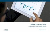 Bitkom Research · PDF fileBitkom Research managt das European Information Technology Observatory (EITO), das seit 20 Jahren regelmäßig englischsprachige Reports zu den europäischen