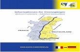 Informationen für Grenzgänger - EURES-T Oberrhein · EURES-T Oberrhein bietet nützliche Informationen für Menschen am Oberrhein, die in einem Land wohnen und im Nachbarland arbeiten
