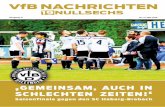 VfB NACHRICHTEN - Verein für Ballspiele Dillingen · Redaktion: Werner Altmaier, Josef Schya, Oliver Dillinger, Franz Bleses Fotos: Michael Hilt, Werner Altmaier Heiko Britz (Fupa.net)