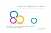 EURAXESS –Researchers in Motion · ist eine von der Europäischen Kommission gestartete Initiative zur ... Beratungsnetzwerk für Forschende -unterstützt bei der Organisation eines