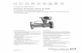 Proline Prosonic Flow B 200 - becker-electronics.de Prosonic Flow B... · Life Cycle Management (W@M) für Ihre Anlage Analyse Technische Information Proline Prosonic Flow B 200 ...
